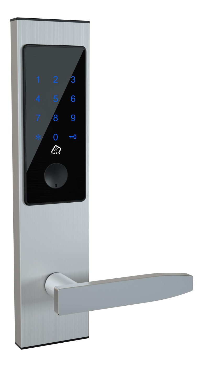 قفل خزانة EK2037P — قفل بكلمة مرور وبطاقة RFID للخزائن